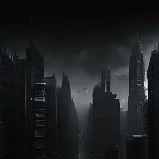 dark city background