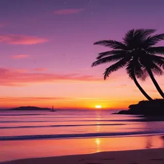 aesthetic wallpaper sunset