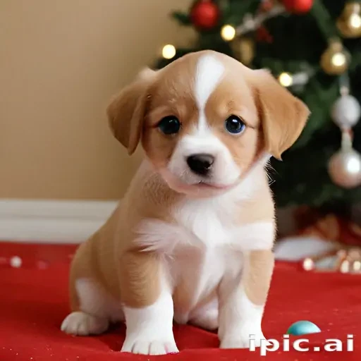 puppy christmas dog wallpaper