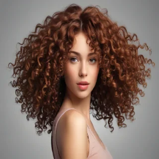 curly hair png
