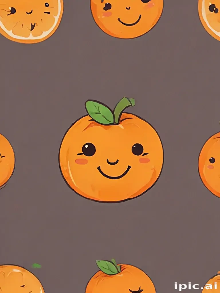 orange cute wallpaper