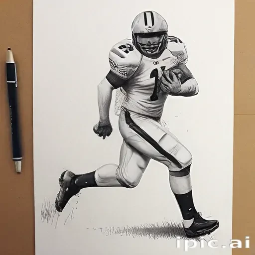 football drawing
