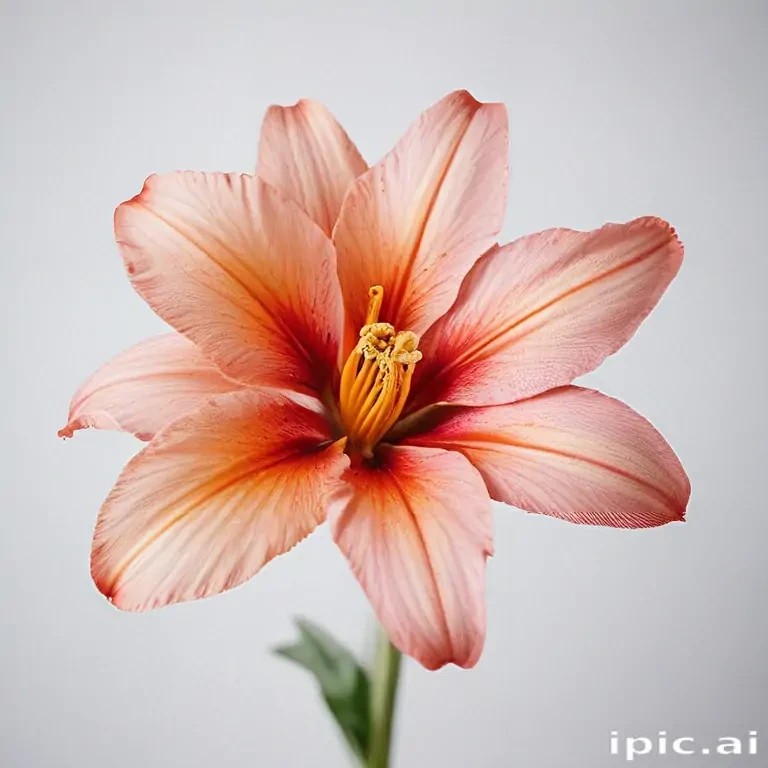 flower with white background