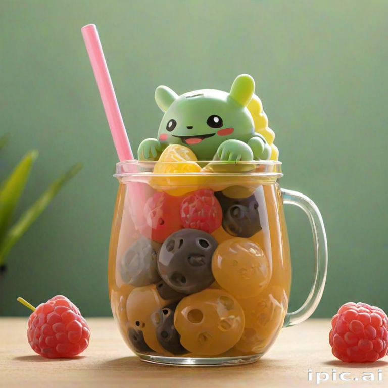 cute boba backgrounds