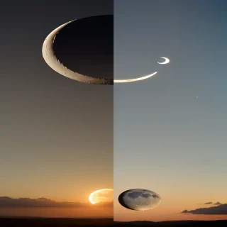 sun and moon