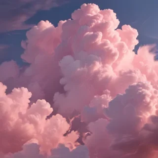 pink cloud aesthetic