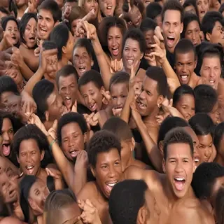 crowded png