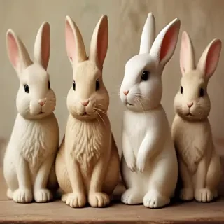 vintage bunnies