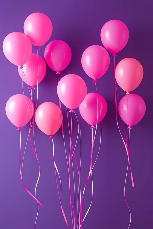 pink balloons png
