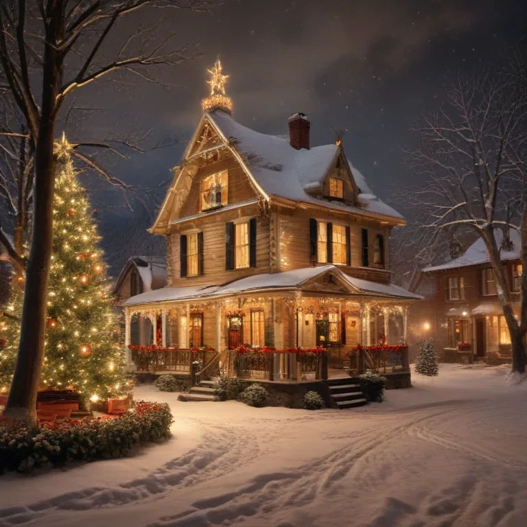 old fashioned christmas pictures