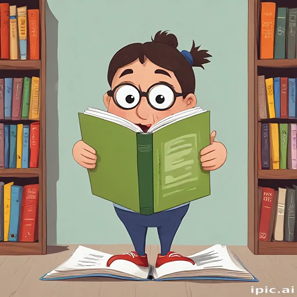 book cartoon image