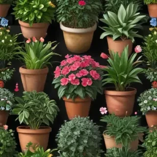 potted plants png
