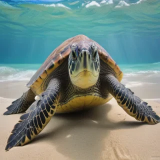 sea turtle desktop background