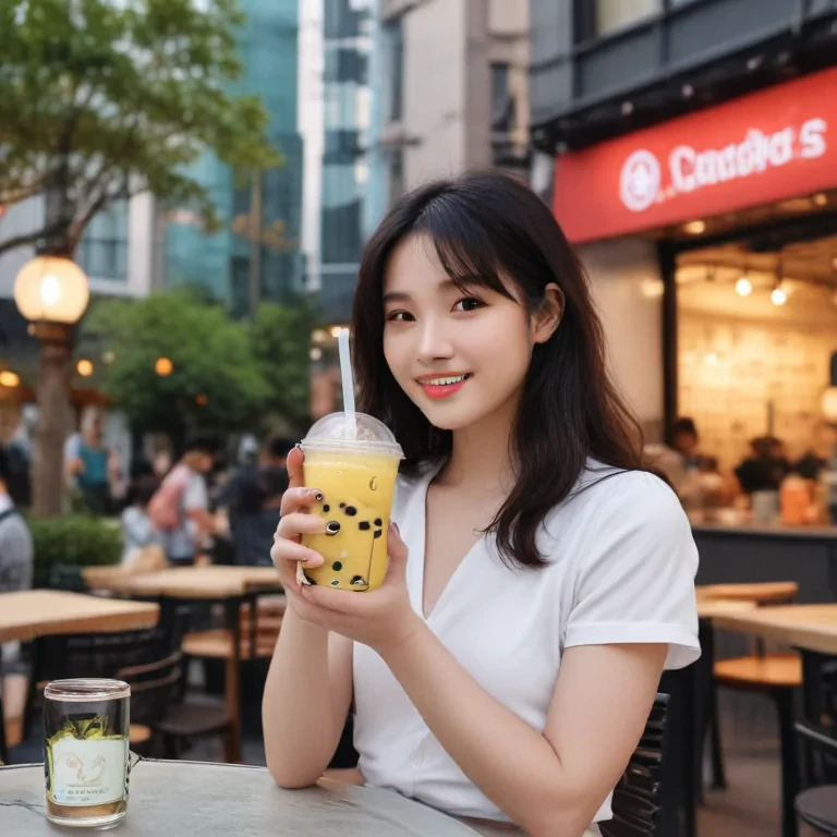 bubble tea cute
