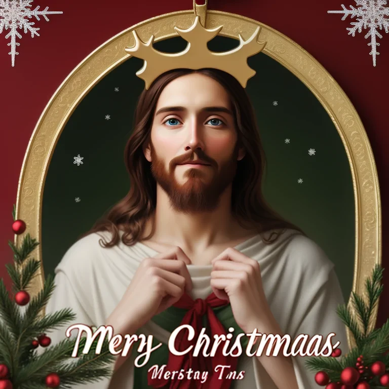 merry christmas with jesus images