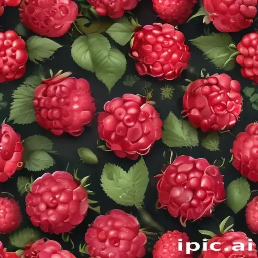 cartoon raspberry