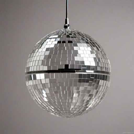 transparent disco ball