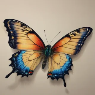 picture of butterfly drawing