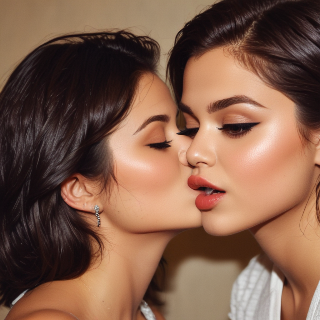 selena gomez smooch