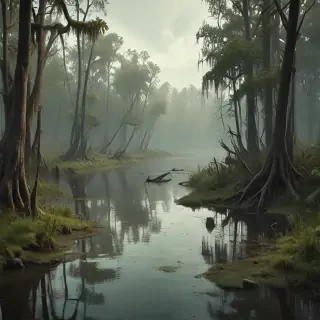 swamp background