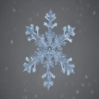 transparent background snowflake clipart