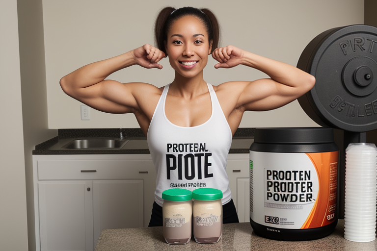 44 pounds of protein powder