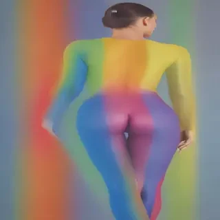 rainbow back round