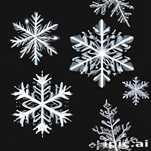 snowflakes clipart transparent background