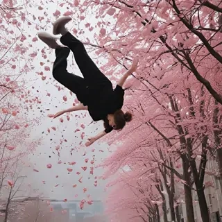 aesthetic falling