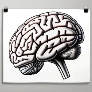 brain images drawing