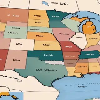 us map with states