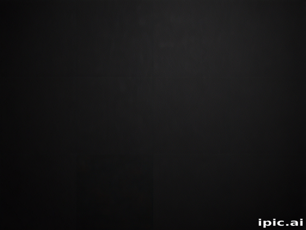 A Minimalist Black Background with Subtle Texture and Depth Effects.