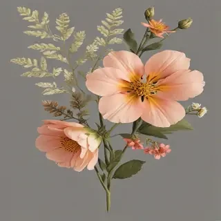 pressed flower png