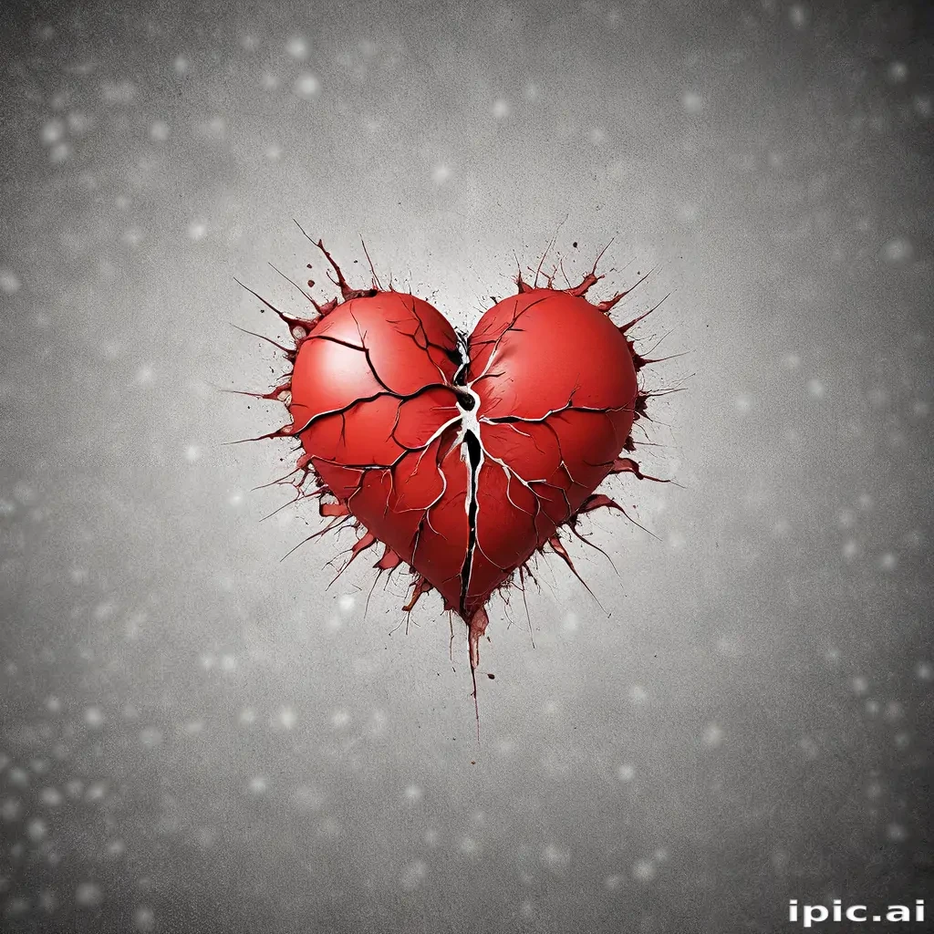broken heart background
