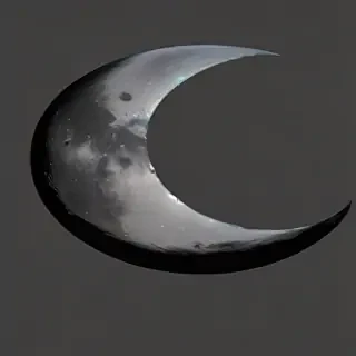 crescent moon transparent background