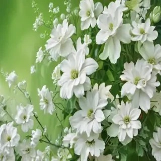green and white backgrounds