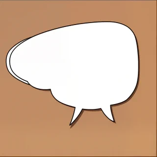 speech bubble clip art