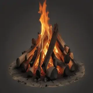 camp fire png