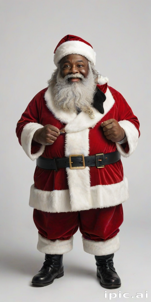 black santa png