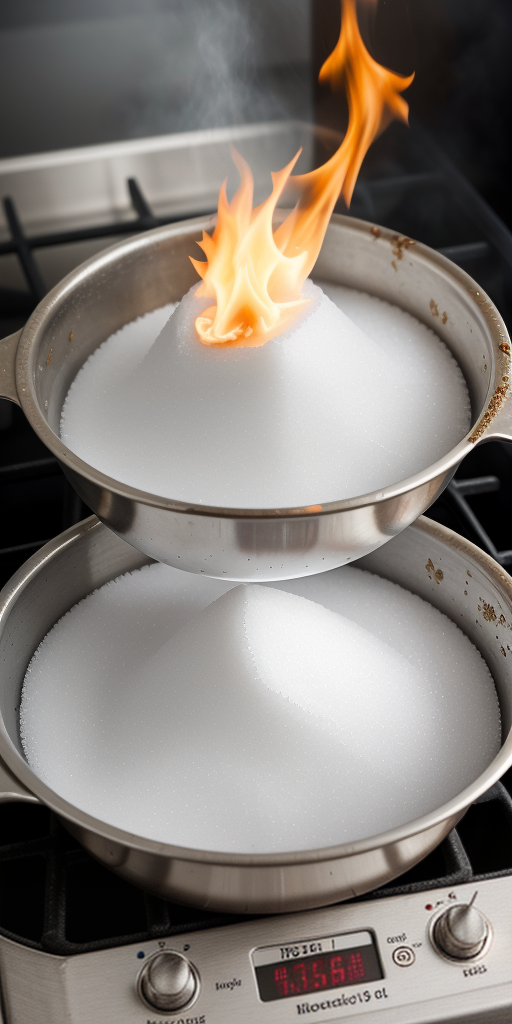what temp does sugar burn