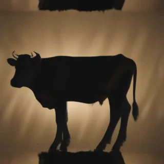 cow silhouette
