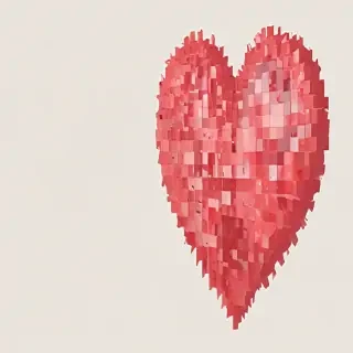 pixelated heart png