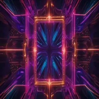 neon colorful background