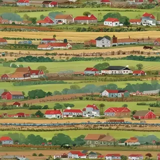 background of a farm