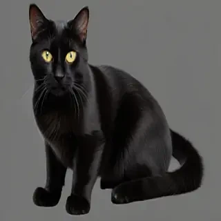 cat black png
