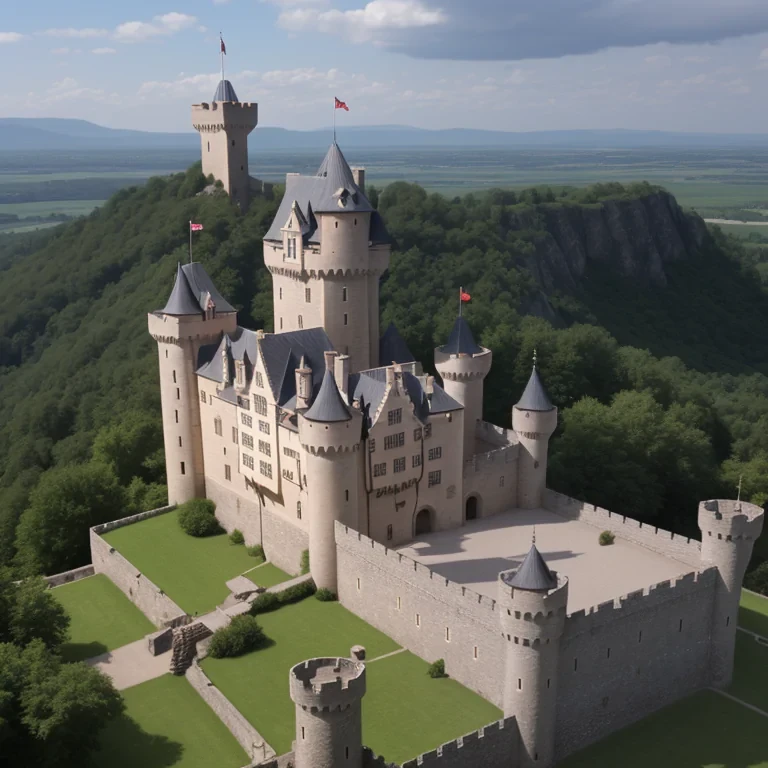 background of a castle