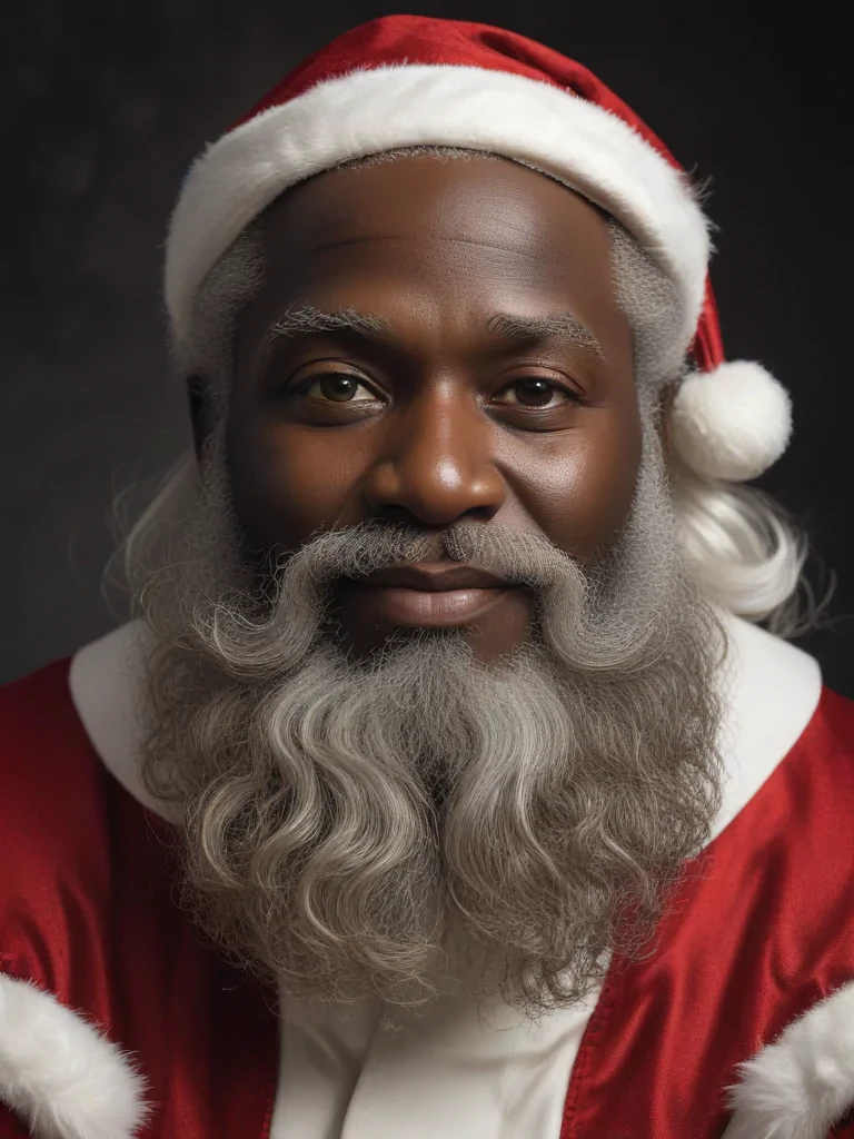 black santa png