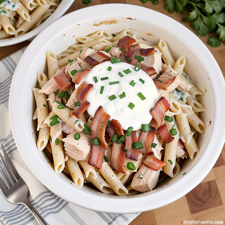 crock pot chicken bacon ranch pasta