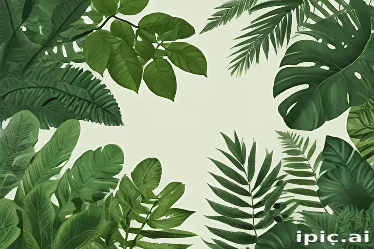 greenery background aesthetic