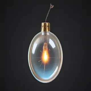 transparent bomb